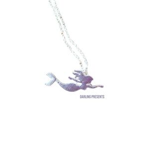 Floating Mermaid Necklace Women Color Silver